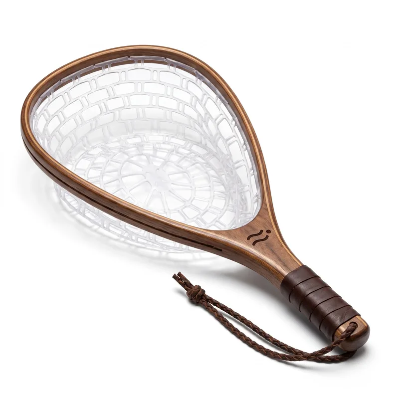 Driftline wood and silicone landing net